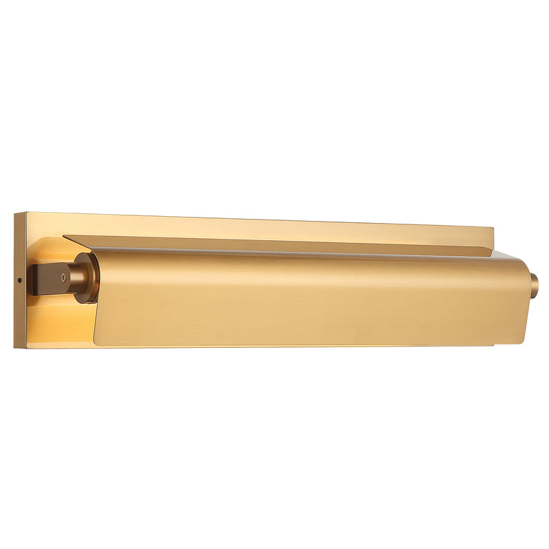 Finneas Vanity Light Small Aged Gold Brass By Matteo