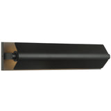 Finneas Vanity Light Small Black Brass By Matteo