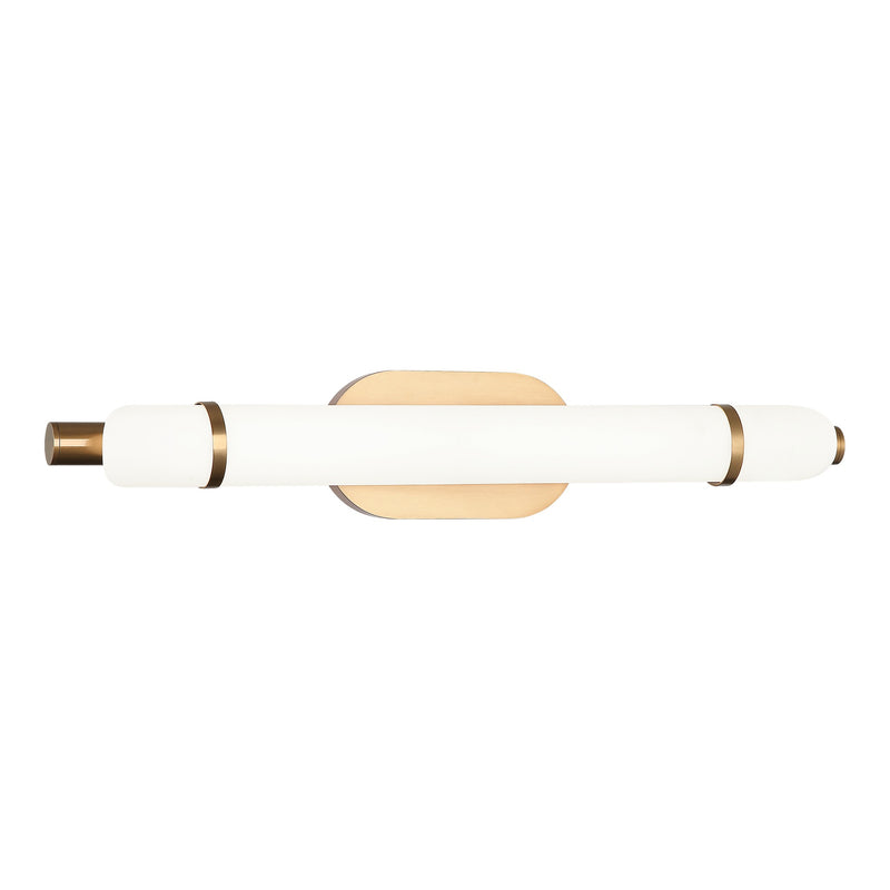 Finnegan Vanity Light 24 Inch Aged Gold Brass