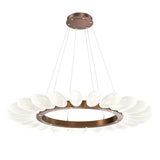 Fiori Ring Chandelier By Hammerton, Size: Large, Finish: Burnished Bronze
