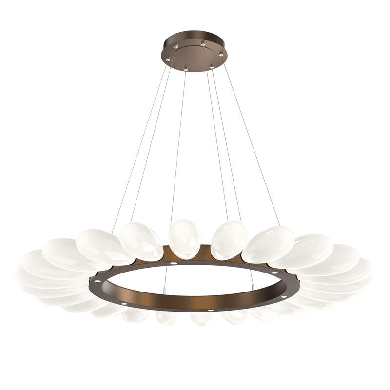 Fiori Ring Chandelier By Hammerton, Size: Large, Finish: Flat Bronze