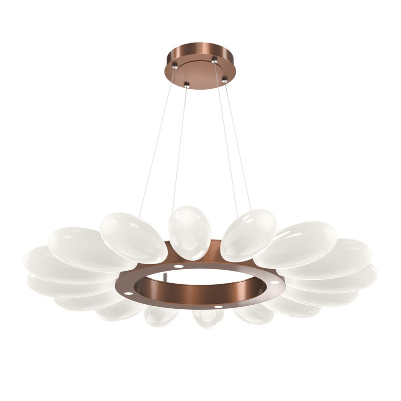 Fiori Ring Chandelier By Hammerton, Size: Small, Finish: Burnished Bronze