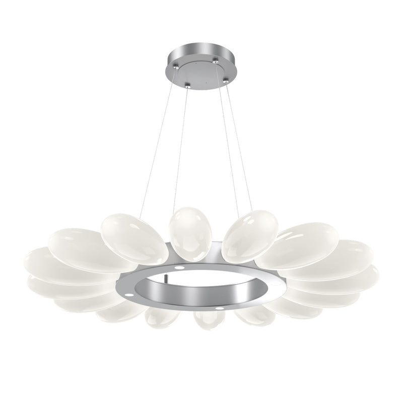 Fiori Ring Chandelier By Hammerton, Size: Small, Finish: Classic Silver