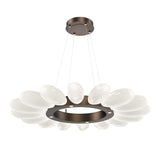 Fiori Ring Chandelier By Hammerton, Size: Small, Finish: Flat Bronze