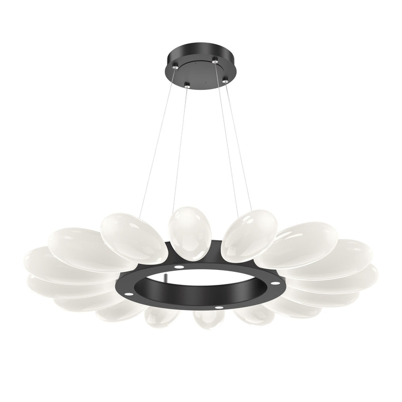 Fiori Ring Chandelier By Hammerton, Size: Small, Finish: Matte Black