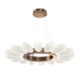 Fiori Ring Chandelier By Hammerton, Size: Small, Finish: Oil rubbed Bronze