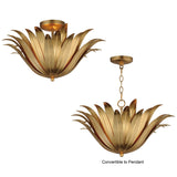 Firenze Semi-Flush Convertible Pendant by Maxim Lighting