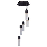 Fizz III LED Pendant by ET2 - 5-Light, Bronze