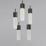 Fizz III LED Pendant by ET2 - 5-Light, Bronze