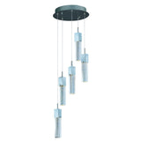 Fizz III LED Pendant by ET2 - 5-Light, Polished Chrome