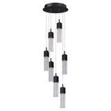 Fizz III LED Pendant by ET2 - 7-Light, Bronze