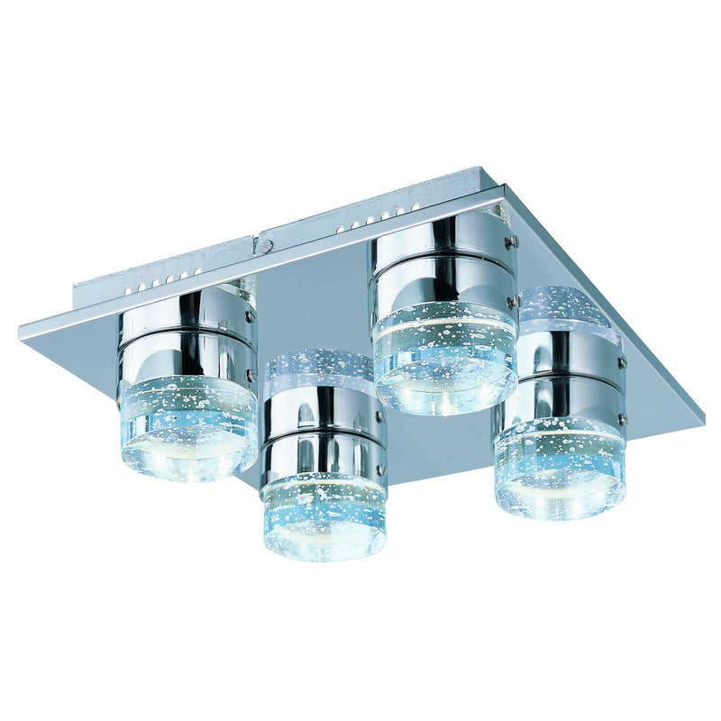 Fizz IV 4-Light LED Flush Mount by ET2