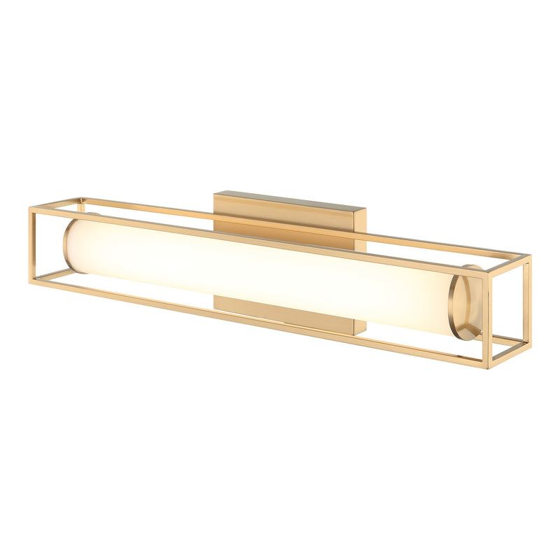 Flannigan Bath and Vanity Light 20 Inch Aged Gold Brass