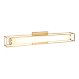 Flannigan Bath and Vanity Light 26 Inch Aged Gold Brass
