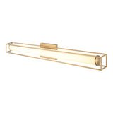 Flannigan Bath and Vanity Light 35 Inch Aged Gold Brass