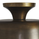 Flare Semi Flush Mount Plated Aged Brass By Renwil Detailed View 1