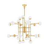 Fleming Chandelier - Aged Brass by Hudson Valley