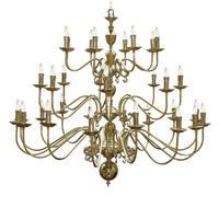 Flemish Chandelier 16+8+8 Arm