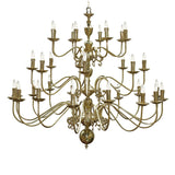 Flemish Chandelier 16+8+8 Arm