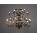 Flemish Chandelier 16+8+8 Arm - Antique Brass