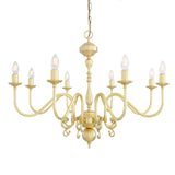 Flemish Single Tier Chandelier - Polished Brass