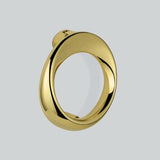 Flessum Door Knocker in HPS Zirconium Gold by Colombo Design