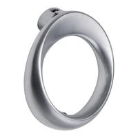 Flessum Door Knocker in Satin Chrome by Colombo Design