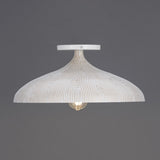 Fleur Flush Mount White/Gold by Maxim Lighting