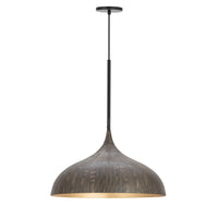 Fleur Large Pendant Black / Gold by Maxim Lighting