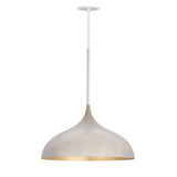 Fleur Large Pendant White/Gold by Maxim Lighting