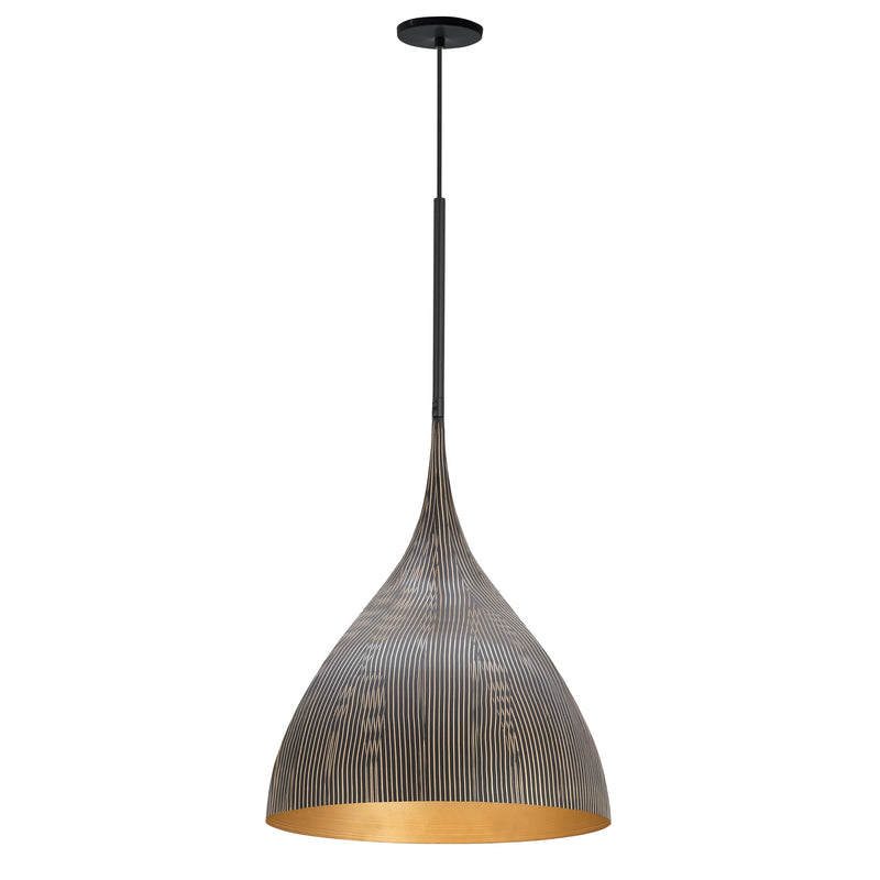Fleur Pendant Black / Gold by Maxim Lighting