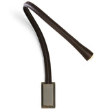 Flexiled Leather Wall Task Light Medium  Satin Bronze Dark Brown By Contradi 