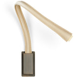 Flexiled Leather Wall Task Light Small Satin Bronze Ivory By Contradi