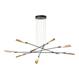 Flight 10-Light Chandelier Large, by Hubbardton Forge