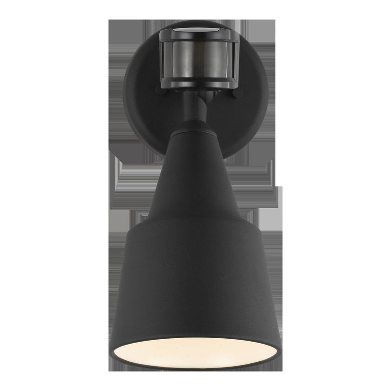 Flood Light Flood with Photo and Motion Sensor Flood Light — 5.69 Inch, Black with Black Glass