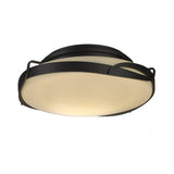Flora Flush Mount in Black by Hubbardton Forge