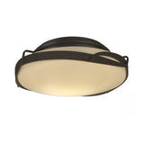 Flora Flush Mount in Dark Smoke by Hubbardton Forge