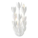 Flora Medium Sconce - Textured Plaster - by Hinkley