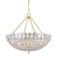 Floral Park Chandelier - Aged Brass by Hudson Valley