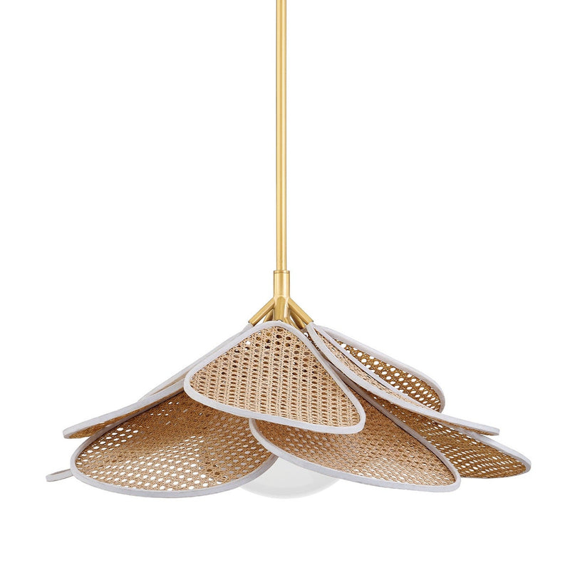 Florina Pendant - 28 Inch - Aged Brass by Hudson Valley