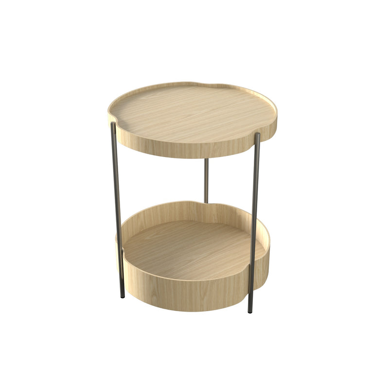 Flow Double Side Table By Accord, Finish: Sand
