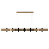 Flow Linear Pendant Light Maple By Accord