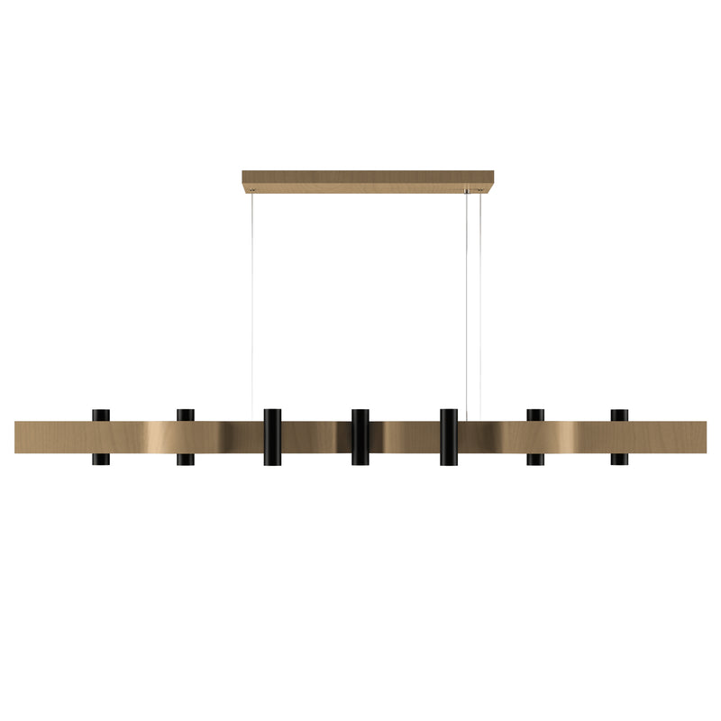 Flow Linear Pendant Light Maple By Accord