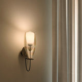 FLUTE WALL SCONCE BY CANGINI & TUCCI, COLOR: TRANSPARENT, FINISH: BLACK, | CASA DI LUCE LIGHTING