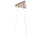 Flux LED Pendant Large, shown in Soft Gold, by Hubbardton Forge