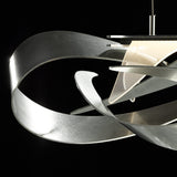 Flux LED Pendant Small detail in Sterling, by Hubbardton Forge