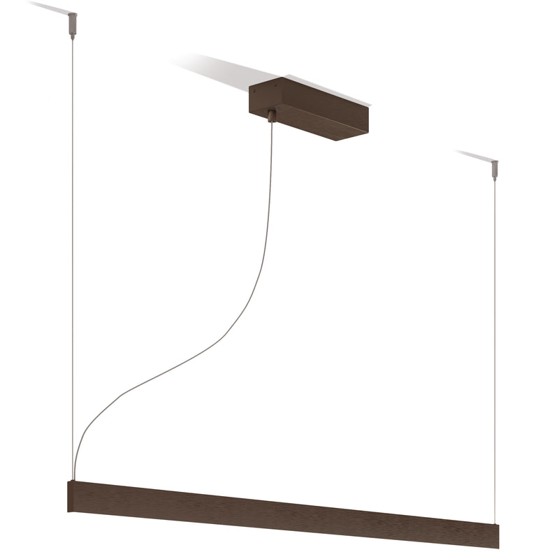 Fly Linear Suspension Light Small Anthracite By Contradi