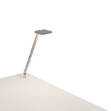 Focaccia Solo Desk Lamp By Koncept, Finish: Silver, Mount Option: Through Table