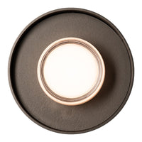 Focal Wall/Ceiling Light Small, shown in Oil Rubbed Bronze, Bronze, by Hubbardton Forge