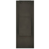 Fold Extra Small Wall Mount Lantern Black Oxide By Hinkley - Front View
